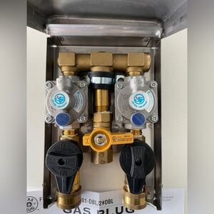 Double Gas Plug bottom inlet